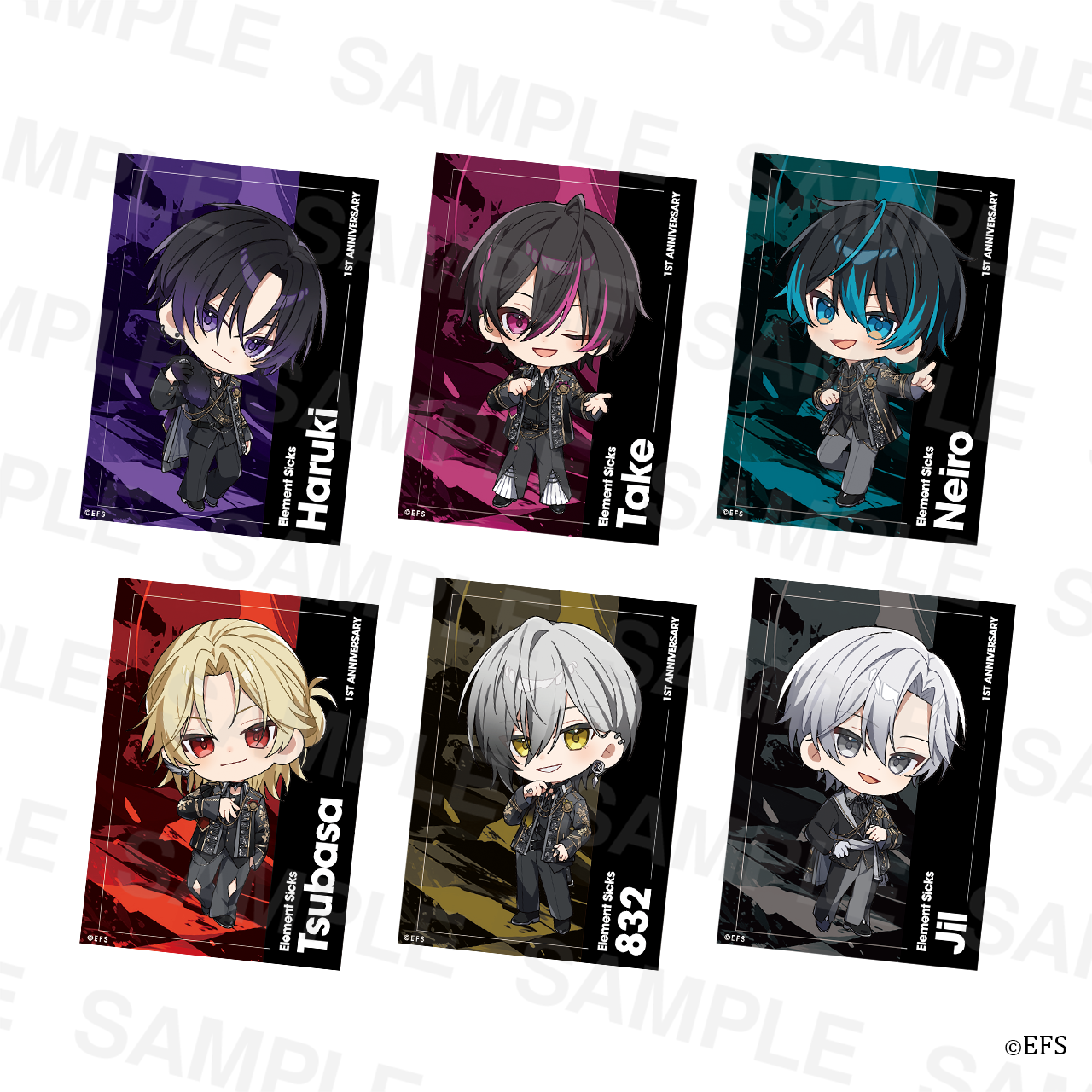 Element Sicks EL6 ビジュアルボード 1周年記念 1周年記念 ステッカーセット – ELEMEMT SHOP