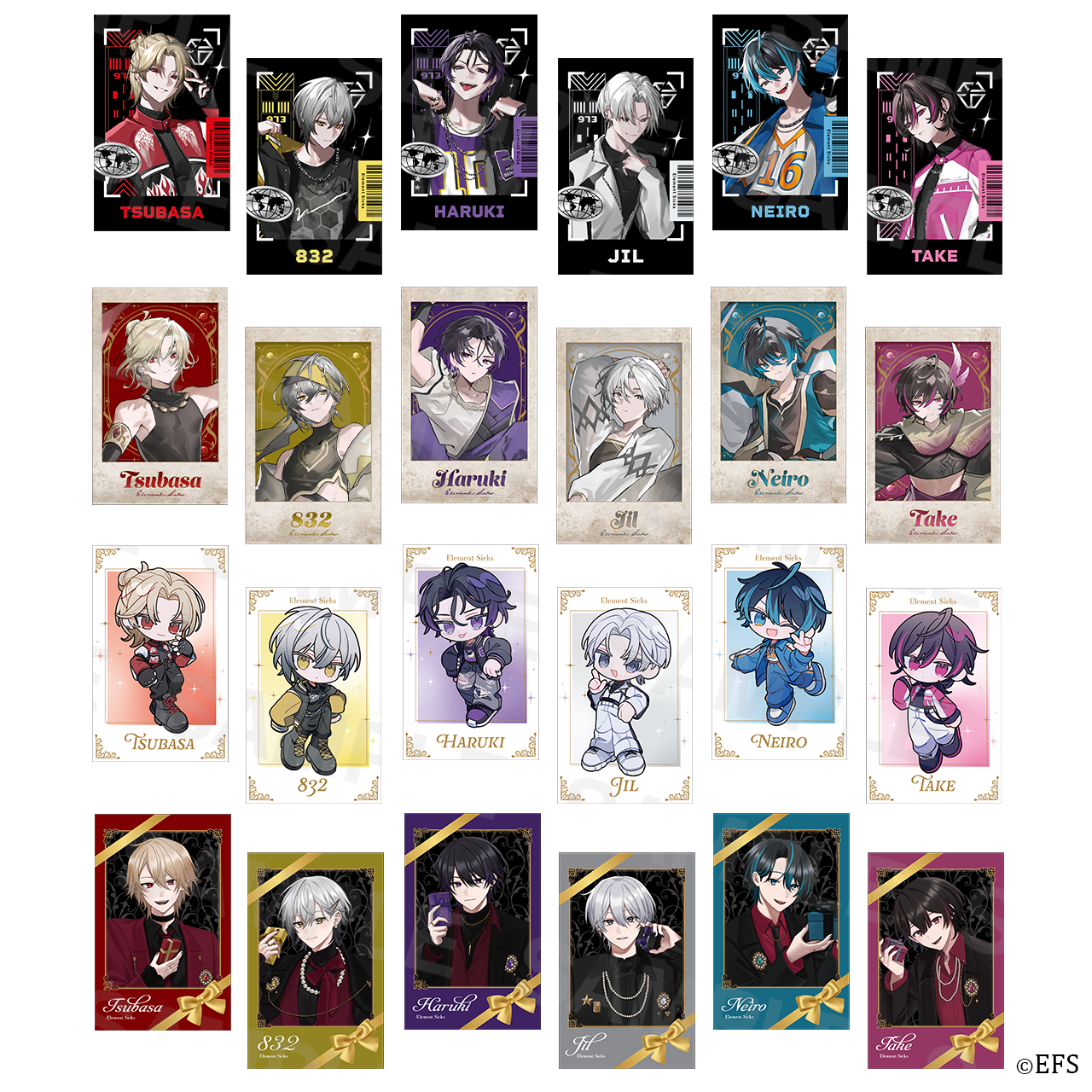 第3弾】EL6 ランダムチェキ風トレカ 全24種 – ELEMEMT SHOP