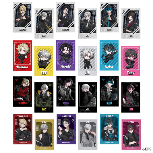 【第1弾】EL6 ランダムチェキ風トレカ 全24種 　