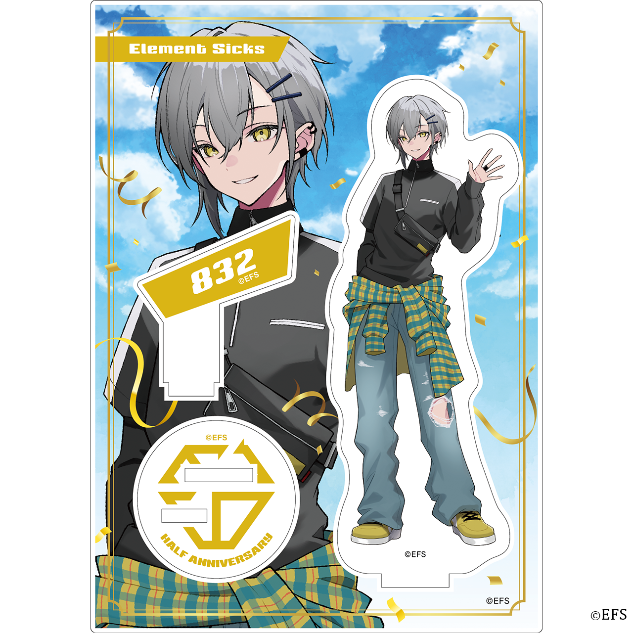 【832】Half Anniversary アクリルスタンド　※受注生産