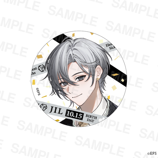 ※受注生産【JIL】2026年 誕生日記念 缶バッジ (ホログラム仕様)