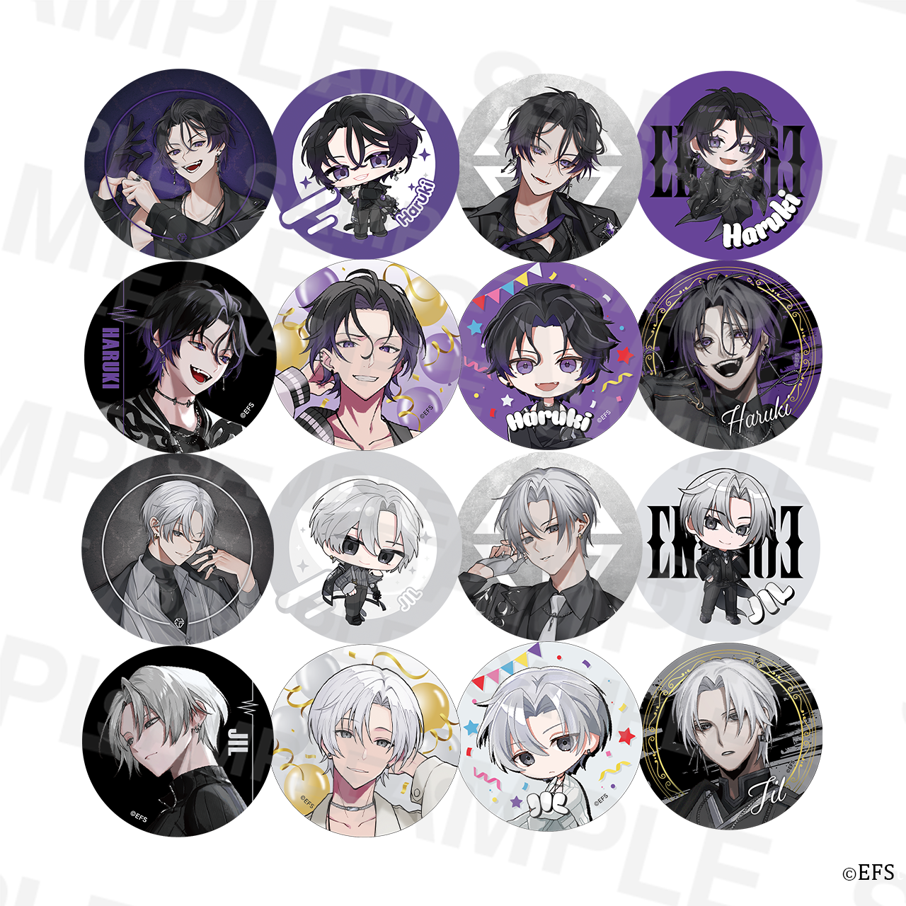 【はるじる】お正月SP！狙い撃ちランダム缶バッジ2026 全16種