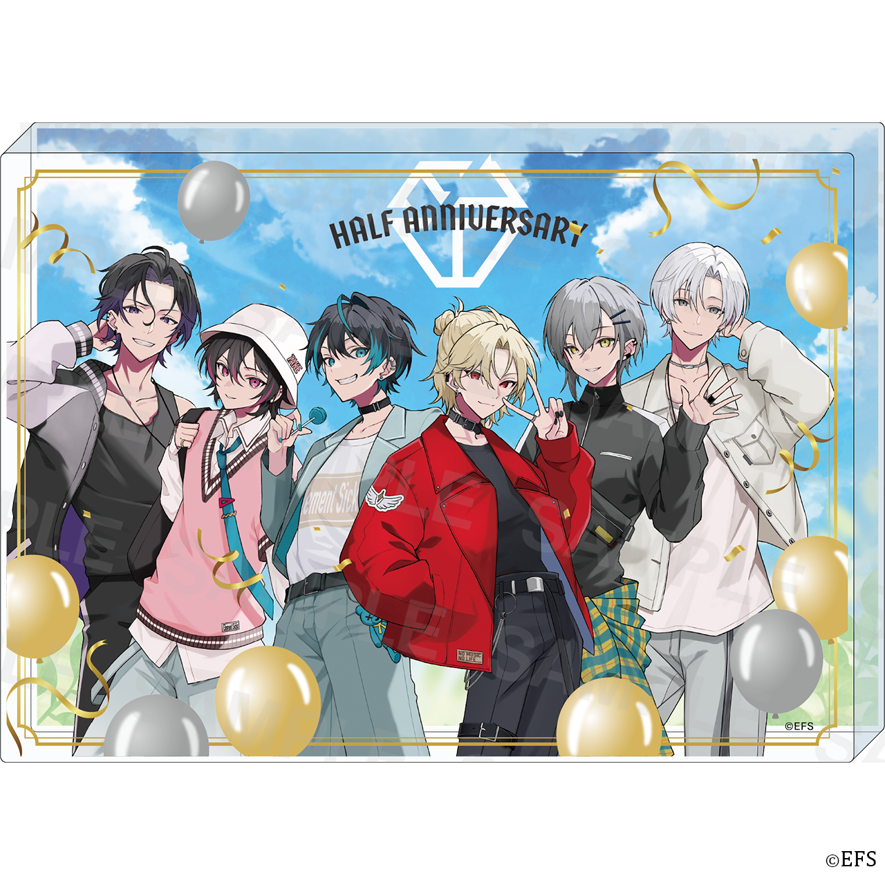 Half Anniversary アクリルブロック　※受注生産